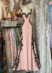 Beautiful Spandex with Lace Straps Long Formal Dress, Sweetheart Prom Dress Evening Dress