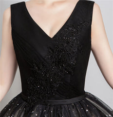 Beautiful Gradient Tulle V-neckline Ball Gown Party Dress, Gradient Sweet 16 Dress